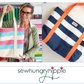 Striped Tote - PDF sewing pattern