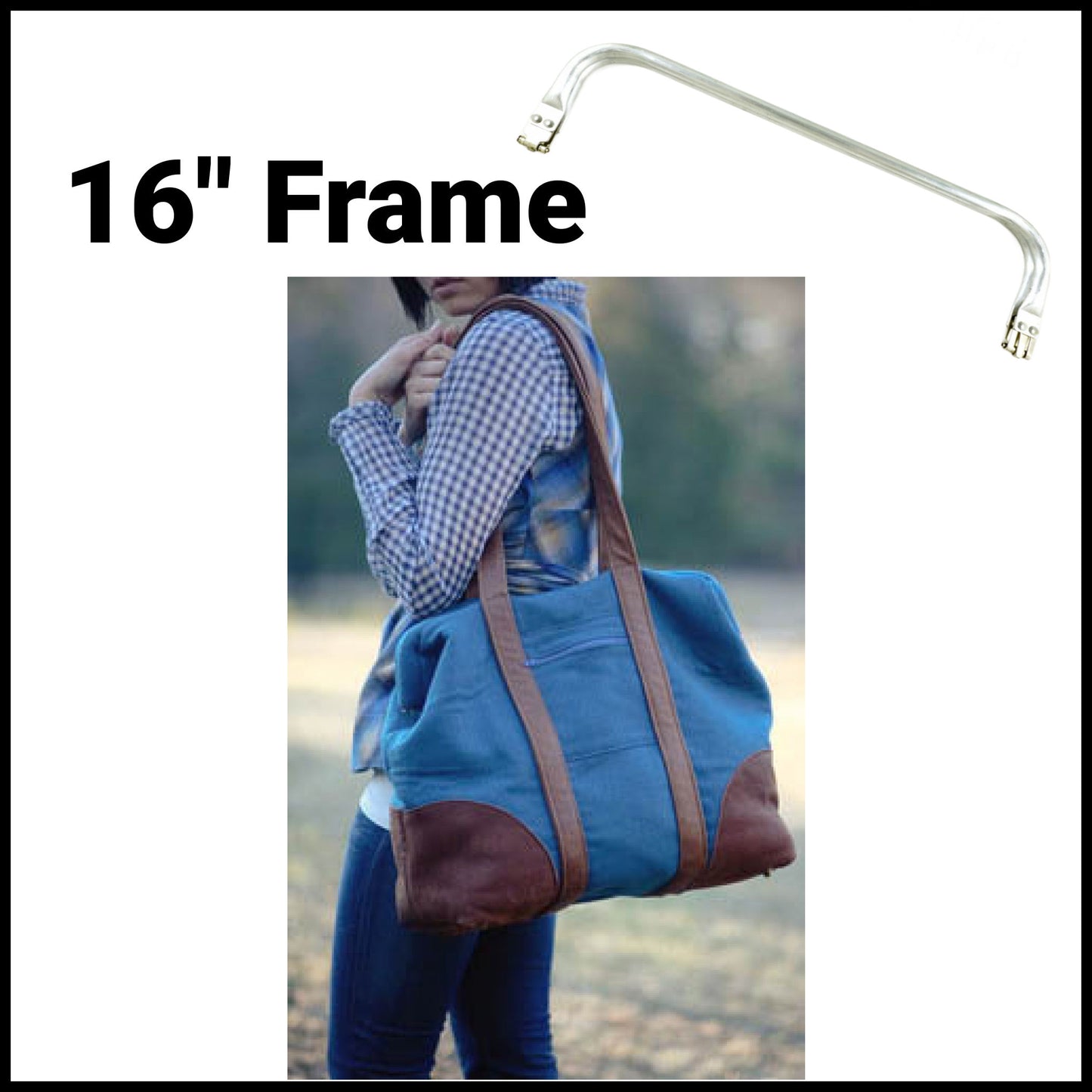 Carpet Bag Frame 16"