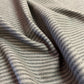 Essex linen Charcoal stripe 1/2 YD