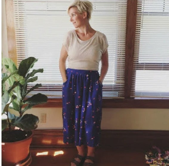 Cleo Skirt pattern Made by Rae