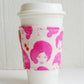 DIY coffee cup sleeve tutorial. Fast gift idea.