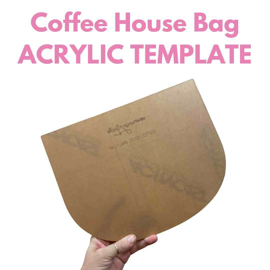 Coffee House Bag Acrylic Template