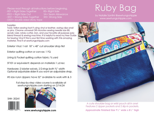 Ruby Bag PDF sewing pattern