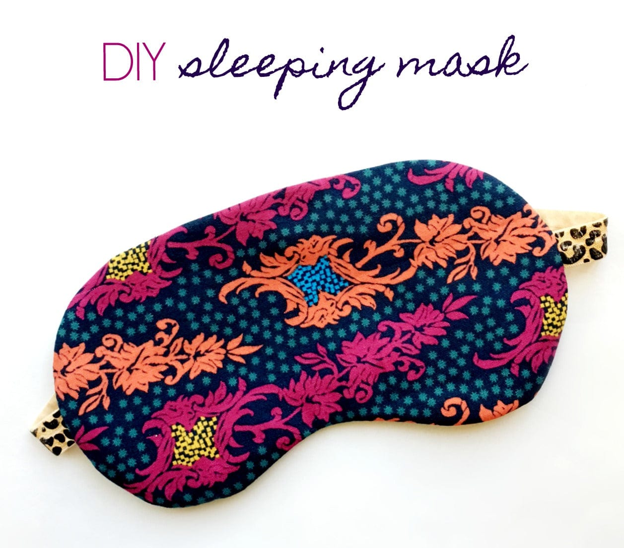 DIY sleeping mask craft