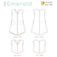 Emerald Dress Pattern Made by Rae