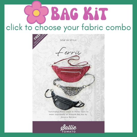 Ferris Bag Kit with SOFT vinyl - easy to sew!