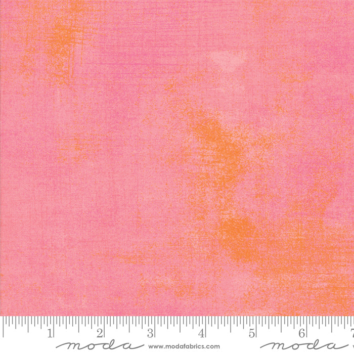 Moda Basics Grunge Salmon Rose per yard