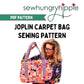 Joplin Carpet Bag PDF Sewing Pattern