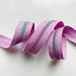 NEW lavender rainbow zipper TAPE ONLY