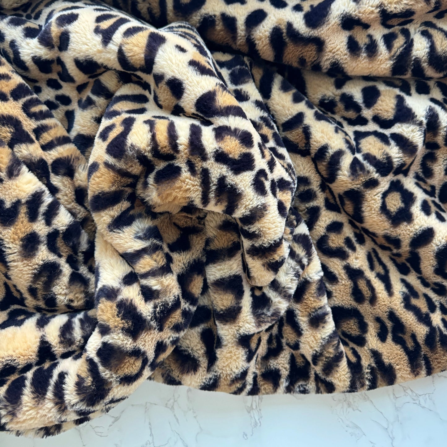 Shannon Luxe-Cuddle Leopard 1/2 YD