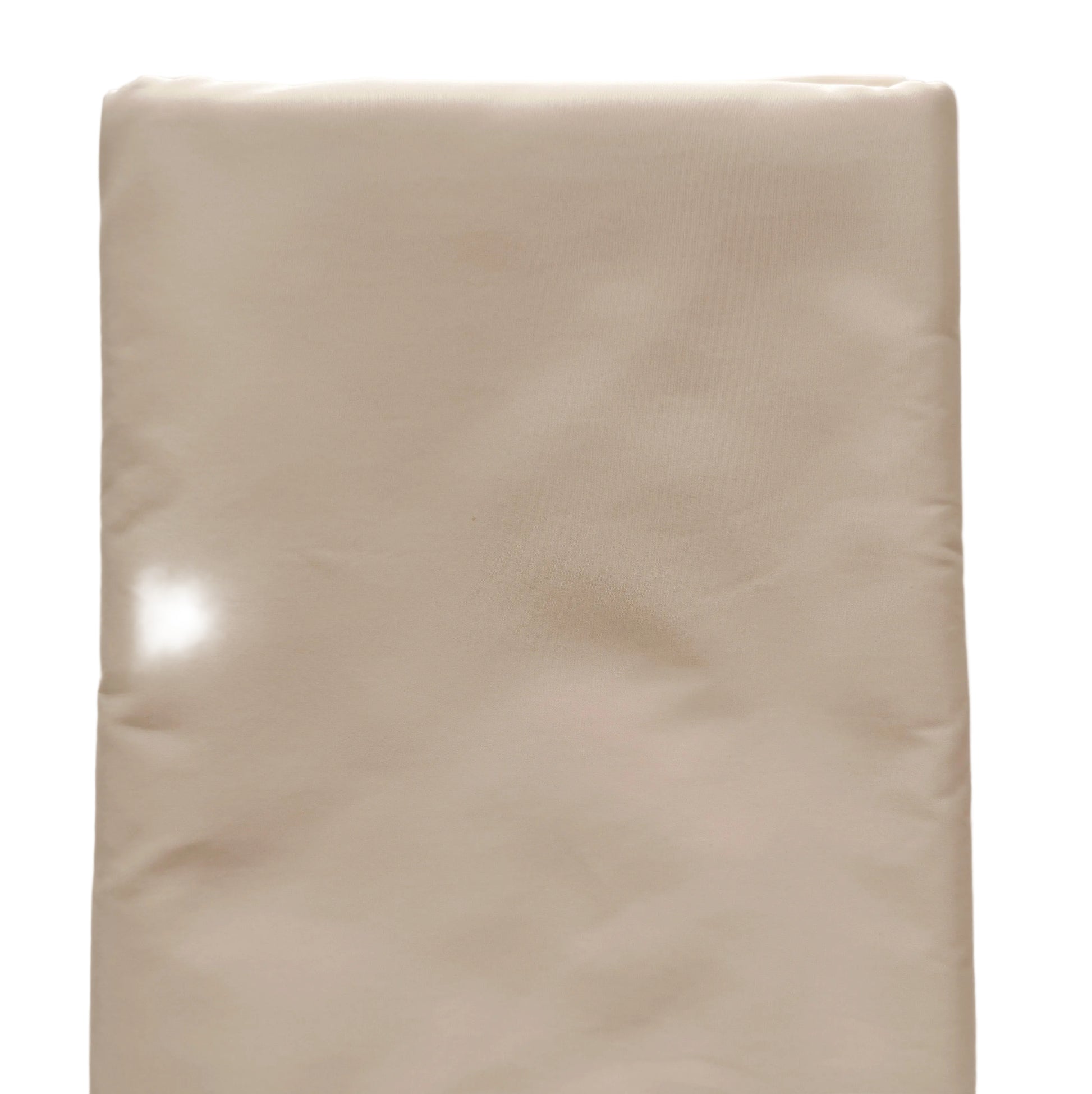 Beige fabric swatch on a white background