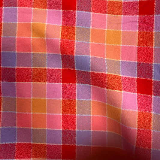 Round Red Pink Mandala Fabric by Robert Kaufman - modeS4u
