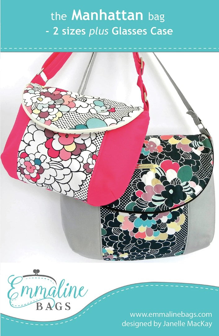 Manhattan Saddle Bag sewing pattern