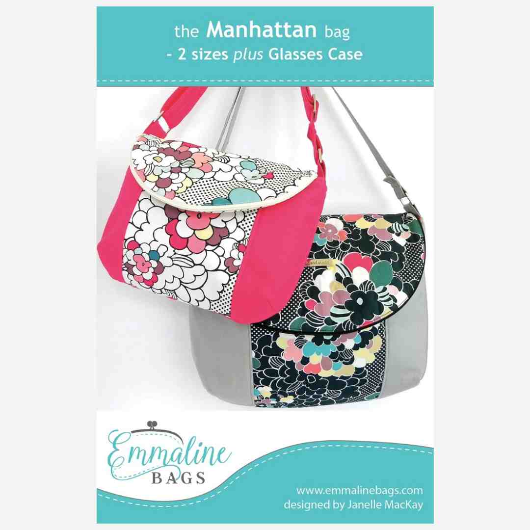 Manhattan Saddle Bag sewing pattern