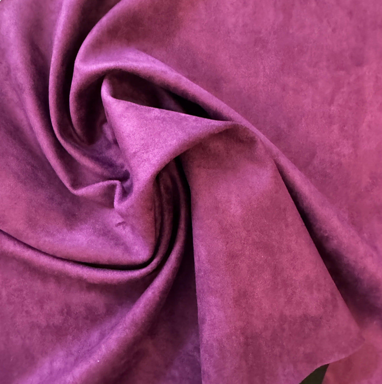 Maroon Faux Suede Fabric – Soft Vegan Suede for Bags & Crafts
