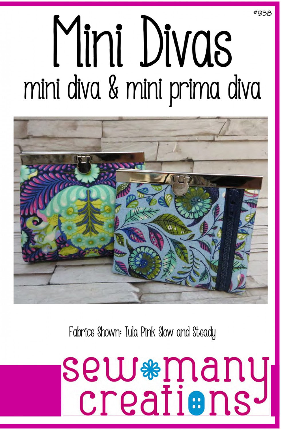 Mini Diva Wallet Pattern --- MINI SIZE