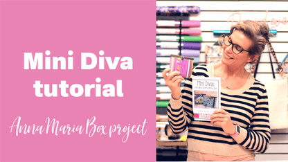 Mini Diva wallet sewing tutorial by Anna Maria Box