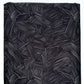 Black fabric with geometric pattern on a white background