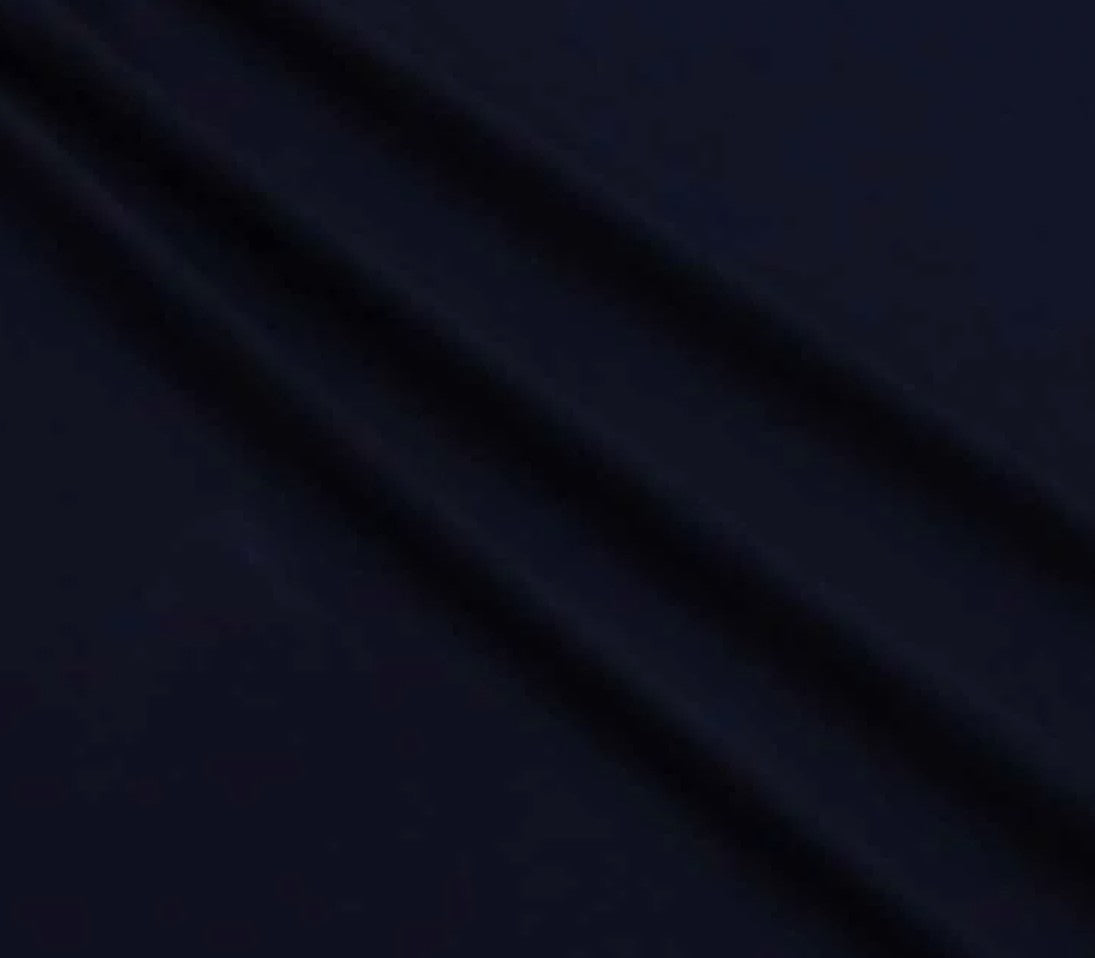 Navy Stretch Bamboo Rayon Jersey Knit fabric per yard