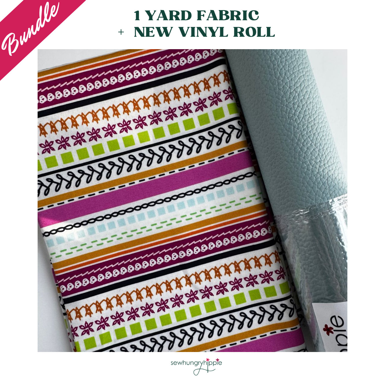 boho-striped-fabric-dusty-blue-faux-leather.