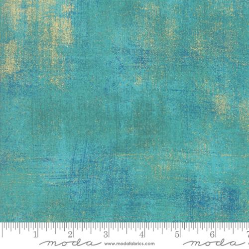 Moda Basics Grunge Peacock 1 YARD