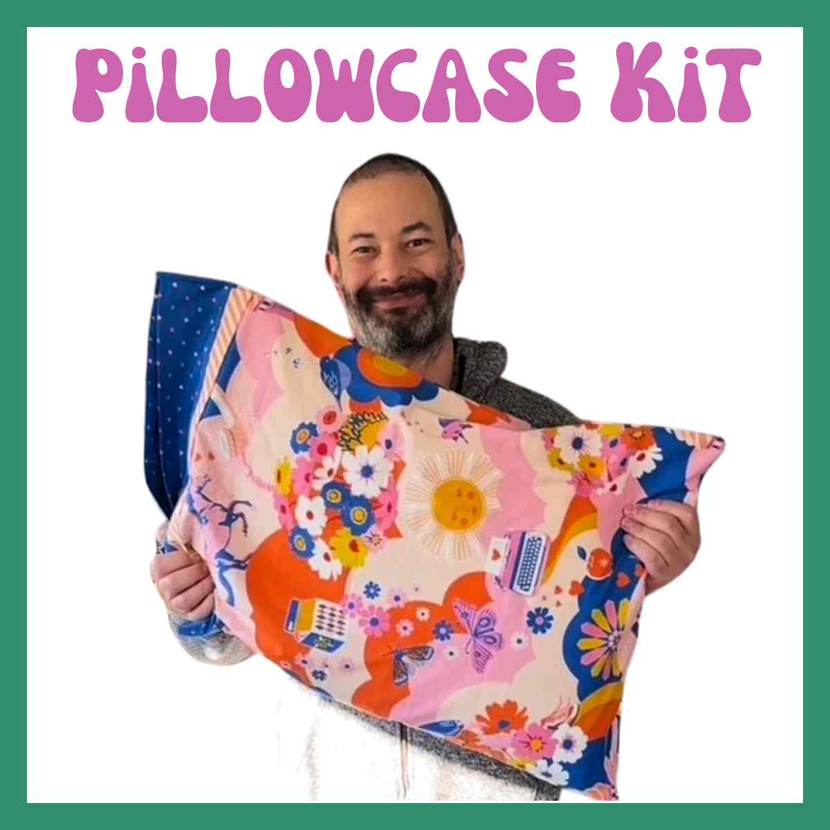 Ruby Star Pillowcase Kit version 2 Romel sews!