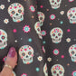 Sugar Skulls Custom Pebbled Vinyl Roll