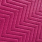 Pink Chevrons Pre-Quilted Vinyl | Faux Leather for Bag Making