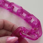 Acrylic Chain - Pink