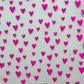 Hot Pink Jazzy Hearts TPU vinyl NEW heart style