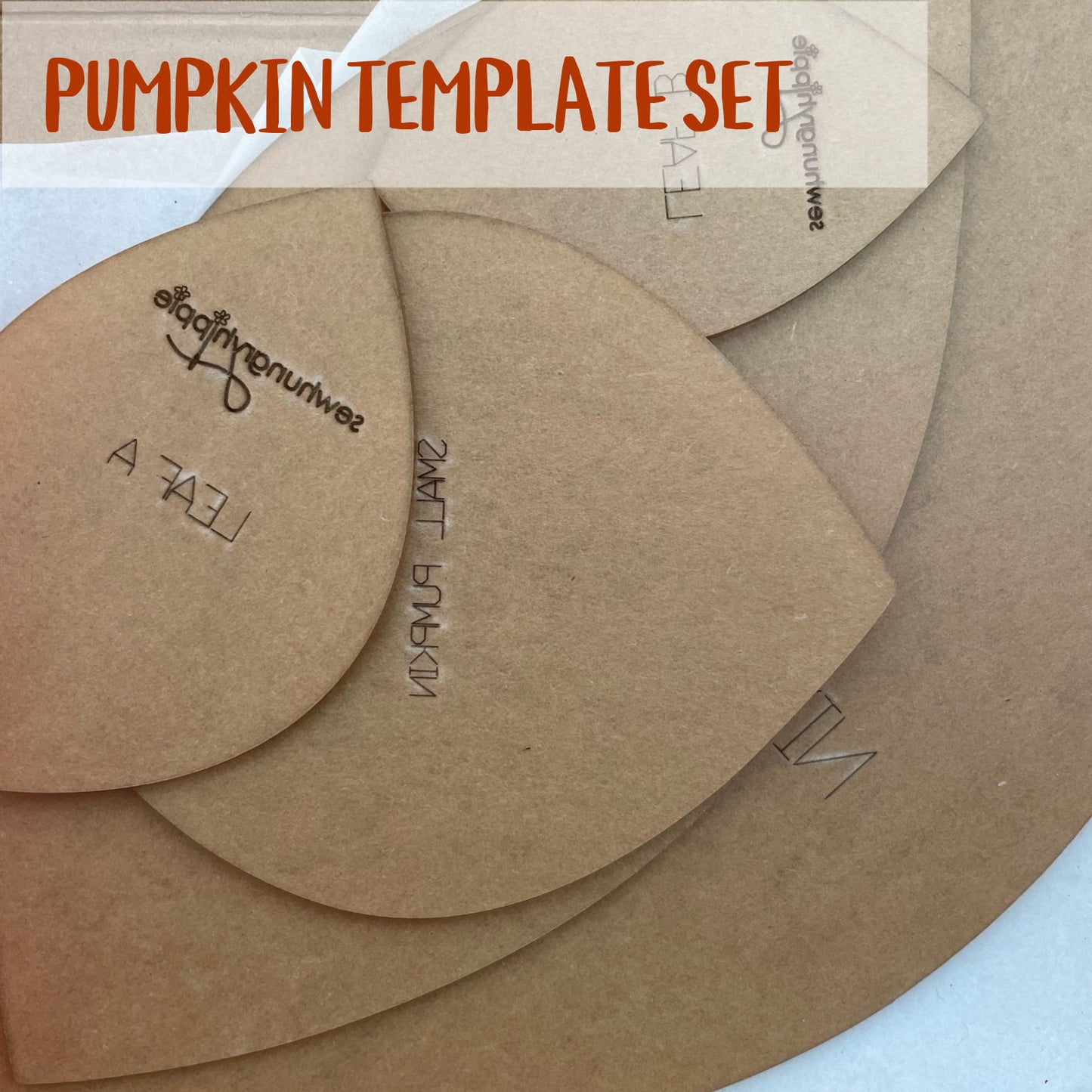 Pumpkin Acrylic Templates