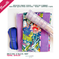 Sew HungryHippie Mystic Croc vinyl, 1 yard Canvas fabric and 1 yard Grunge quilting cotton from Moda, 1 package of WRC (36 x 58) + 3 yards of zipper tape complete bag making set