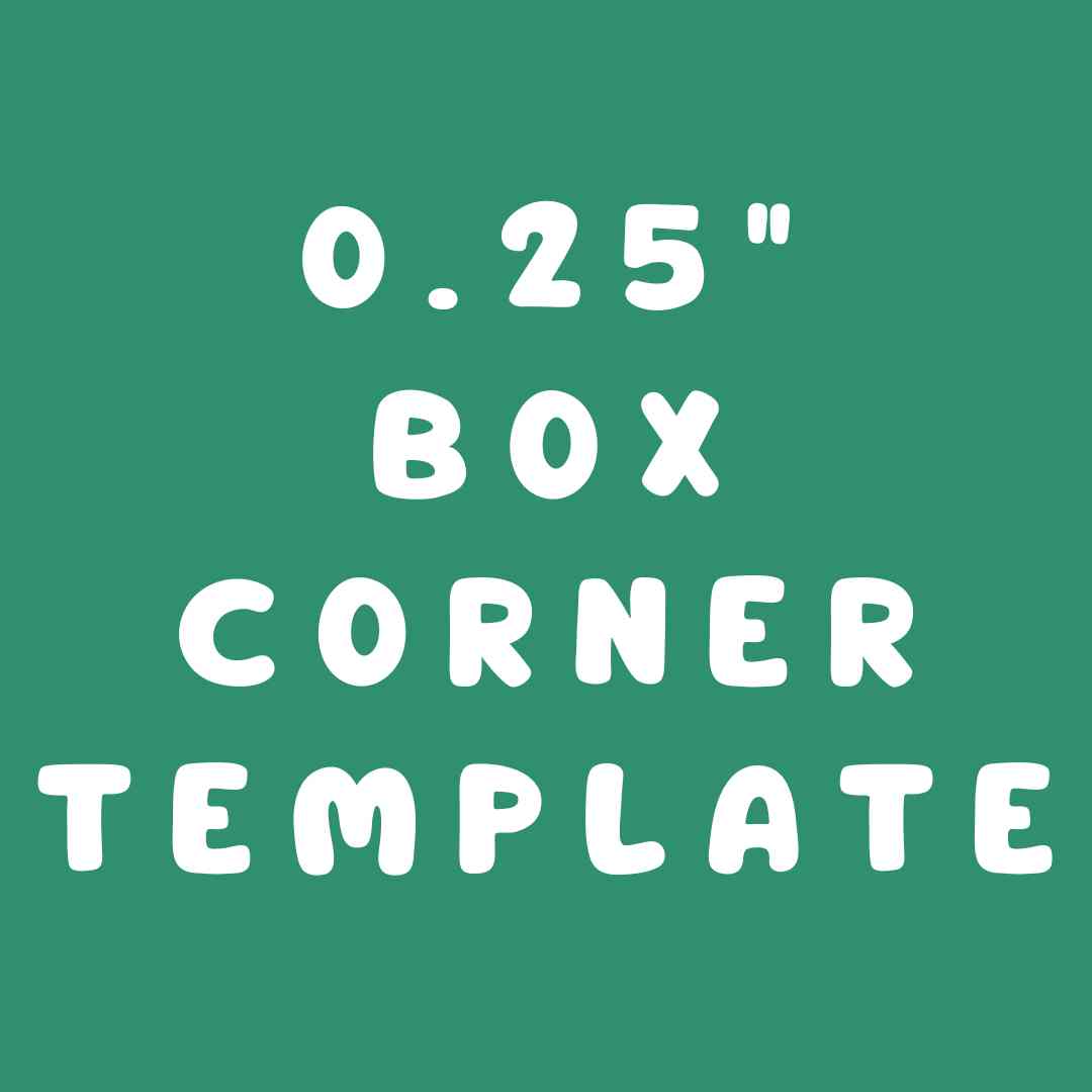 Box my Corners Template style 0.25 for Sew Hungryhippie | SewHungryhippie