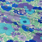 Rayon Retro Floral Ivory/Teal/Purple