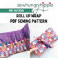 Roll Up Wrap PDF sewing pattern