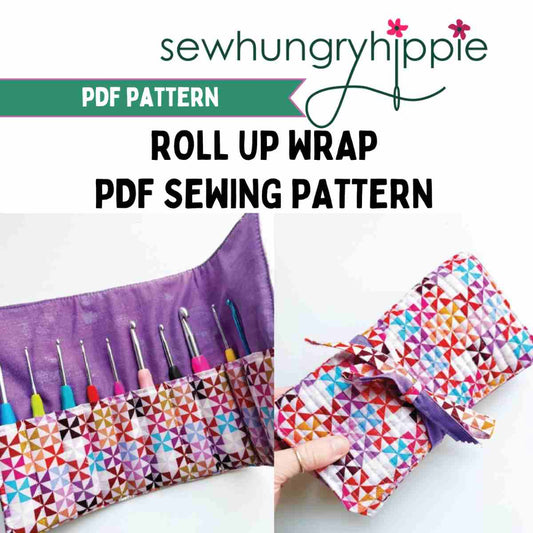 Roll Up Wrap PDF sewing pattern