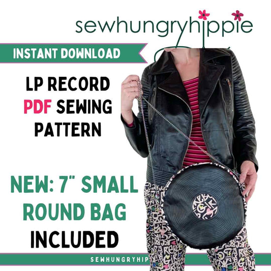 LP Record Bag PDF sewing pattern