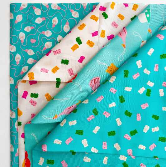 Ruby Star Merry Happy 4 yard fabric bundle -- NEW IN!
