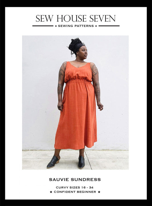Sauvie Curvy Sundress sewing pattern