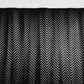 Black and white chevron patterned fabric