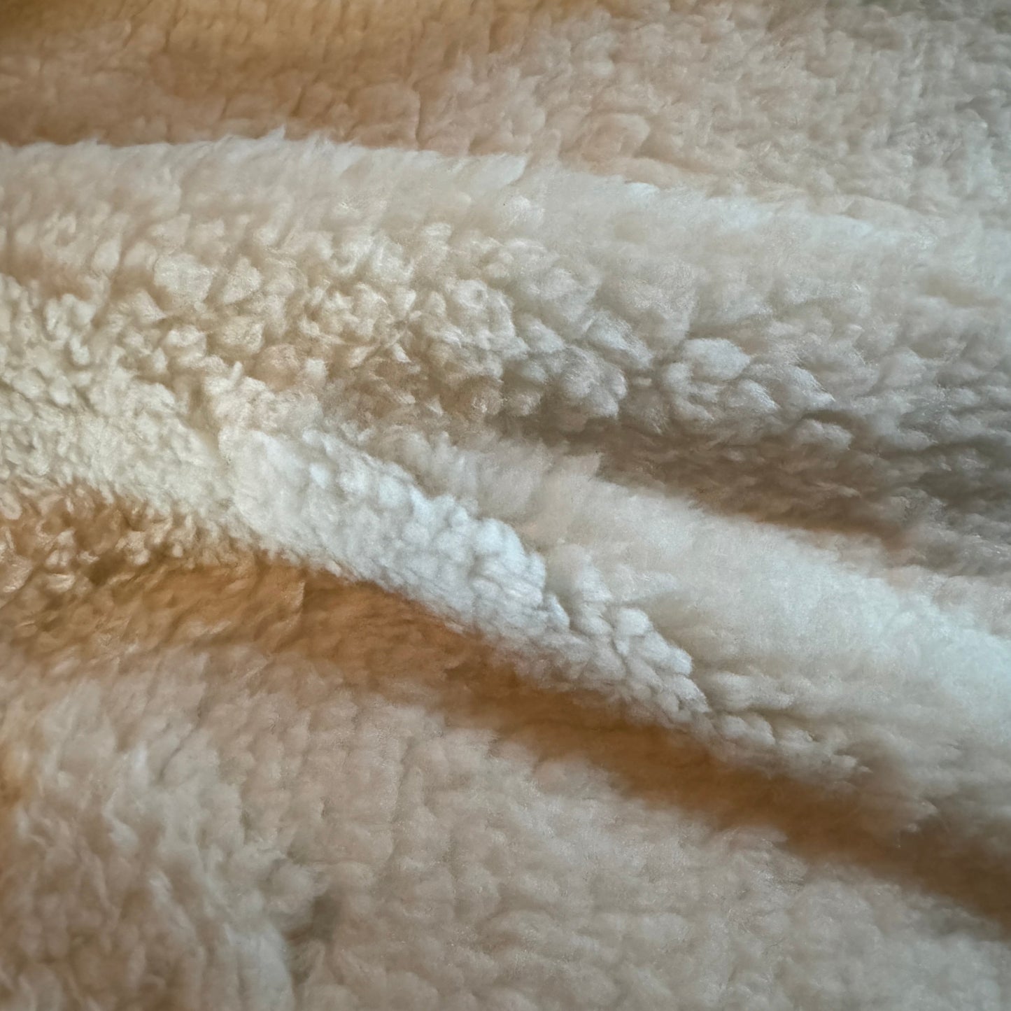 Sherpa Fluffy Fabric  1/2 YARD