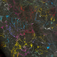 Colorful abstract pattern on a black background