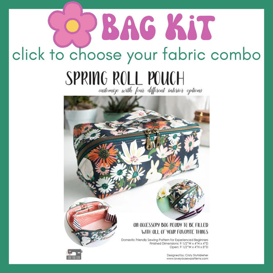 Spring Roll Pouch KIT - leopard