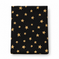 Ruby Star Society Starry Metallic Black Gold Cotton Fabric
