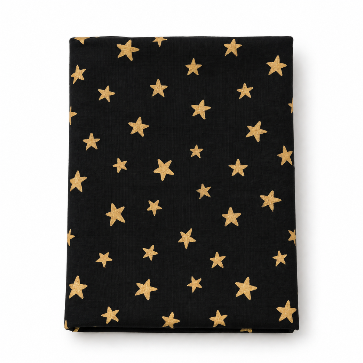 Ruby Star Society Starry Metallic Black Gold Cotton Fabric