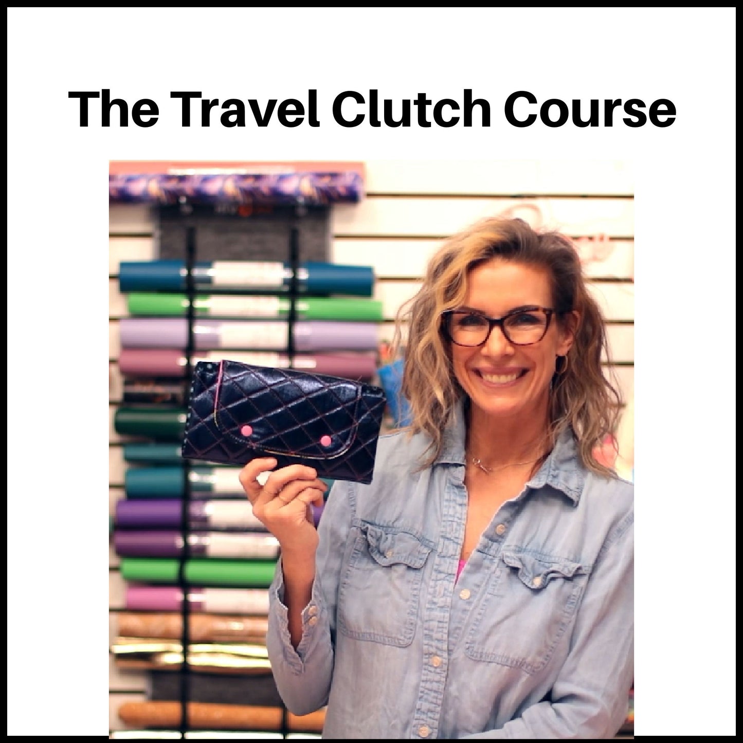 Travel Clutch PDF sewing pattern