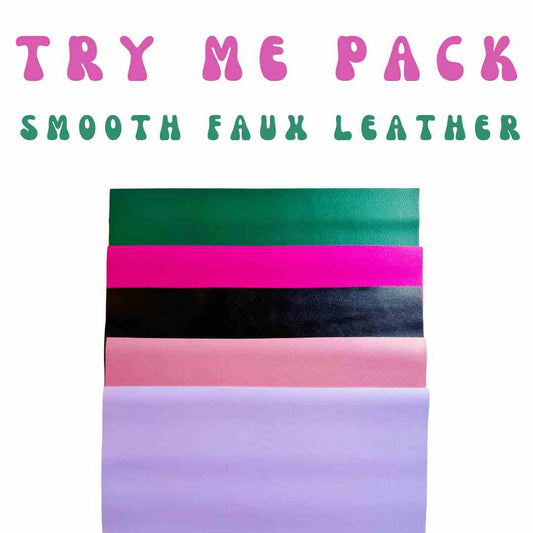 TRY ME PACK smooth faux leather