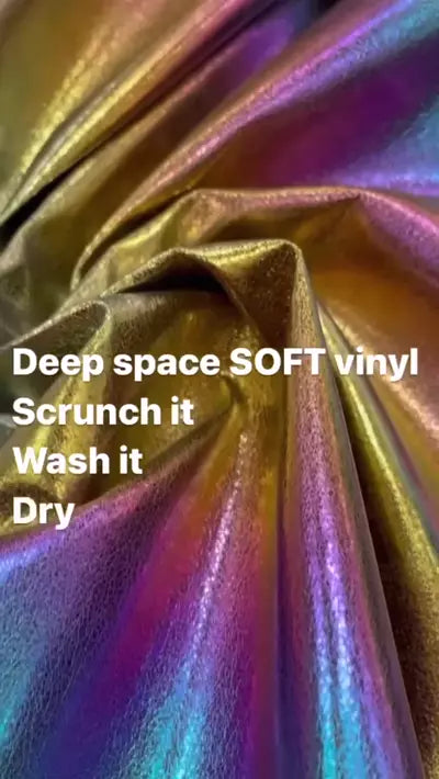 Deep space soft vinyl fabric, videowise asset