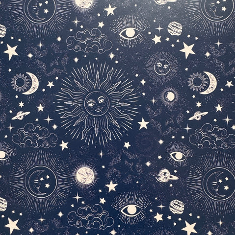 Celestial Print Vinyl for Bag Making – Exclusive Custom Design
