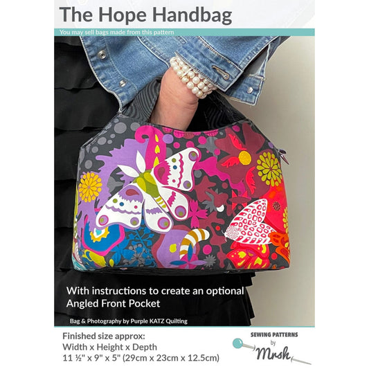 The Hope handbag by Mrs H printed pattern